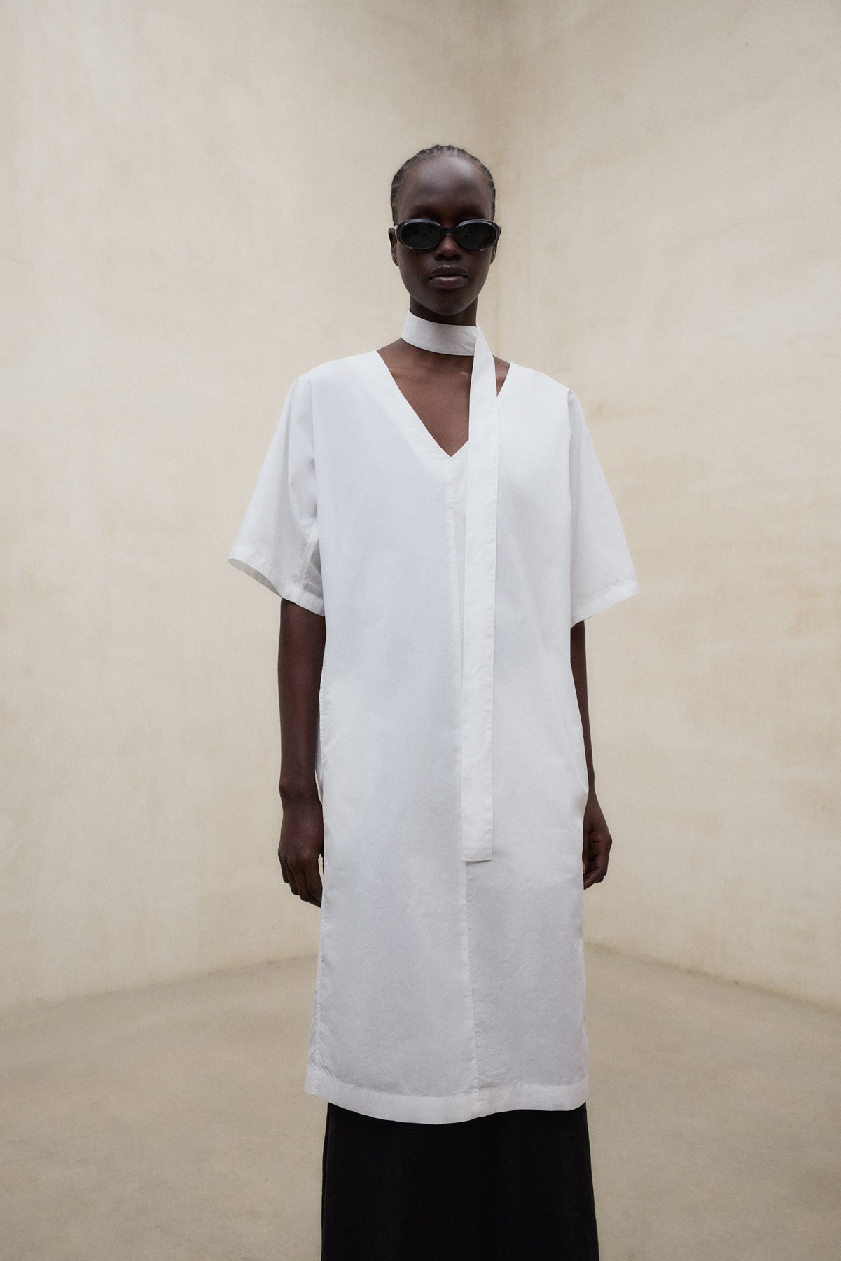 WHITE LUDOVICA DRESS