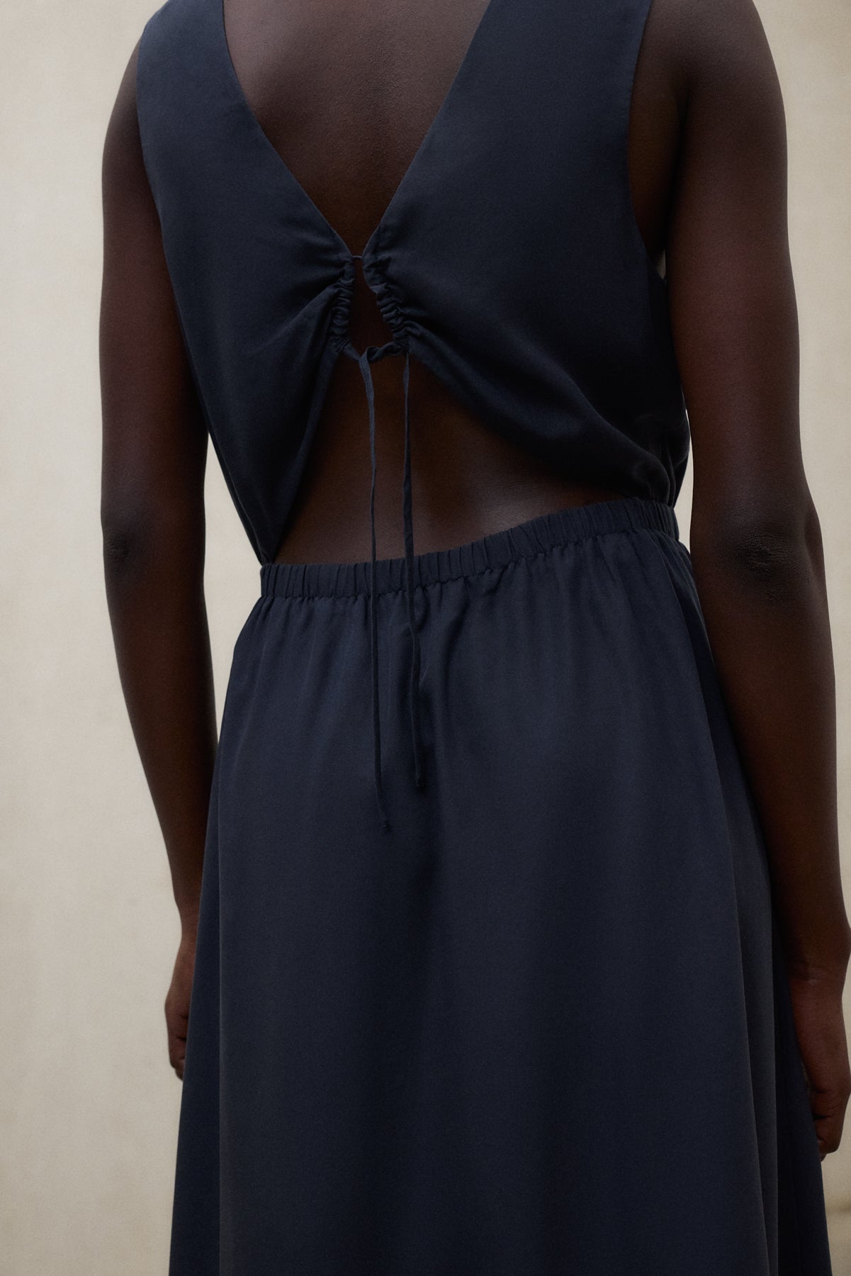 NAVY BLUE VITTORIA DRESS