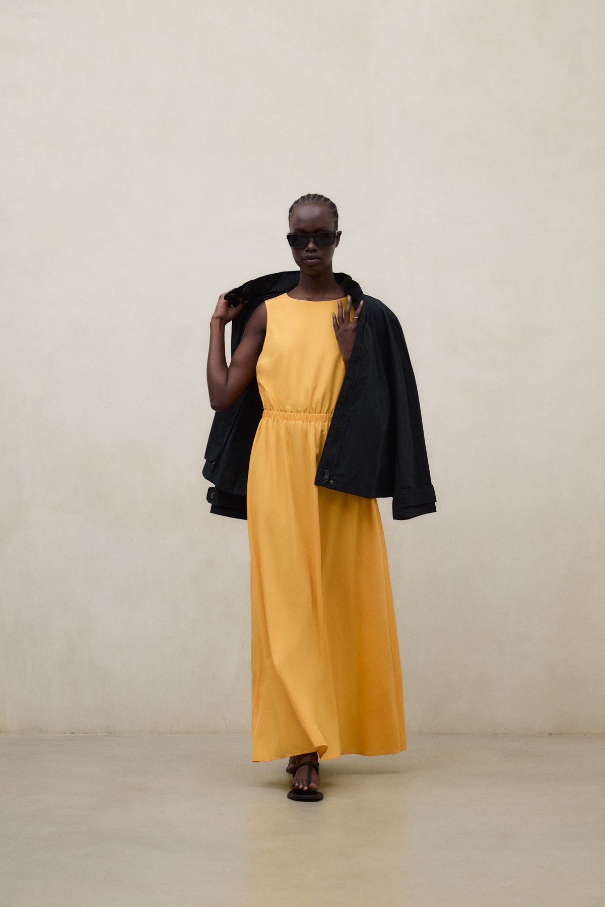 ORANGE VITTORIA DRESS