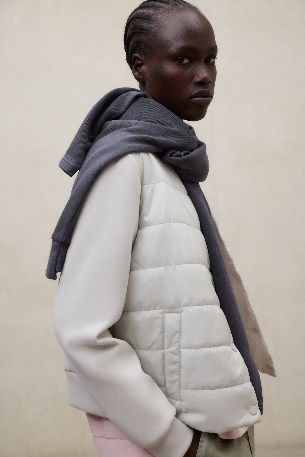 VESTE AYLA GRISE