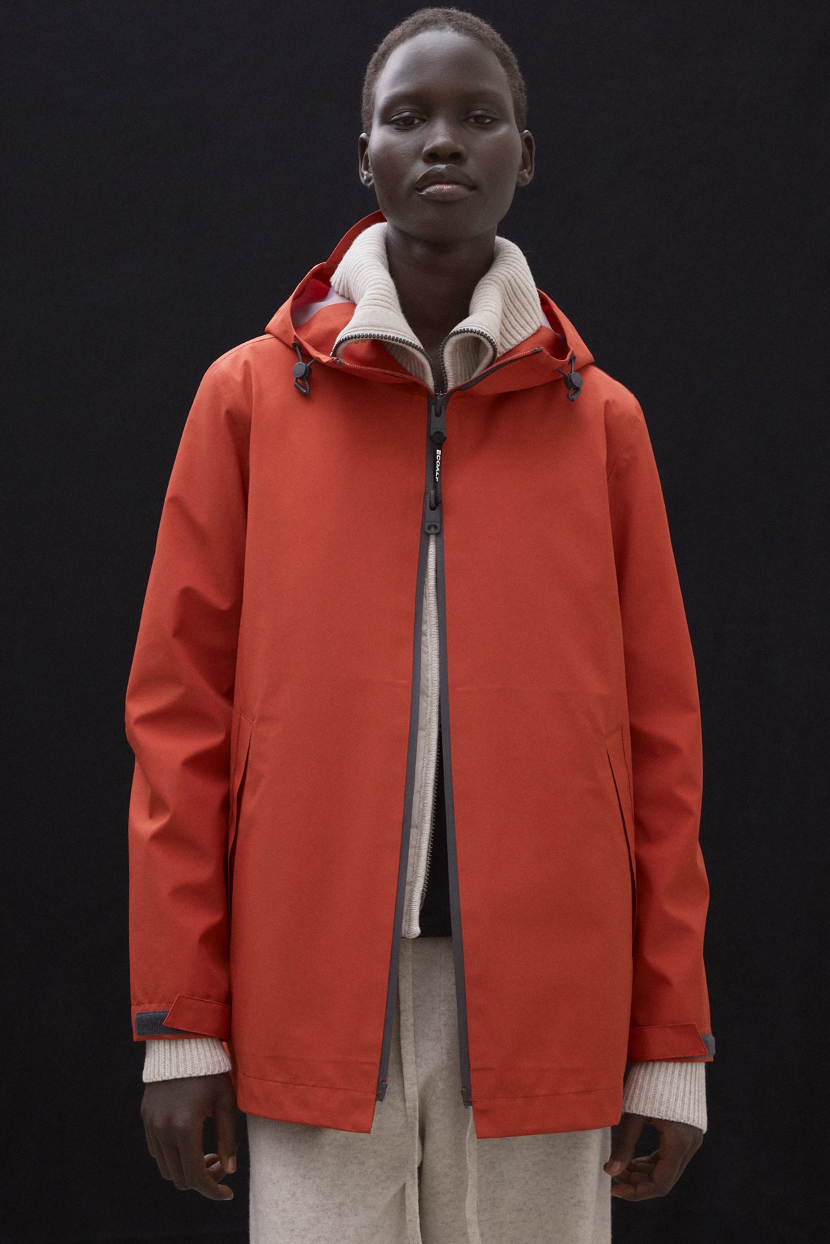 ORANGE DILUVIO JACKET