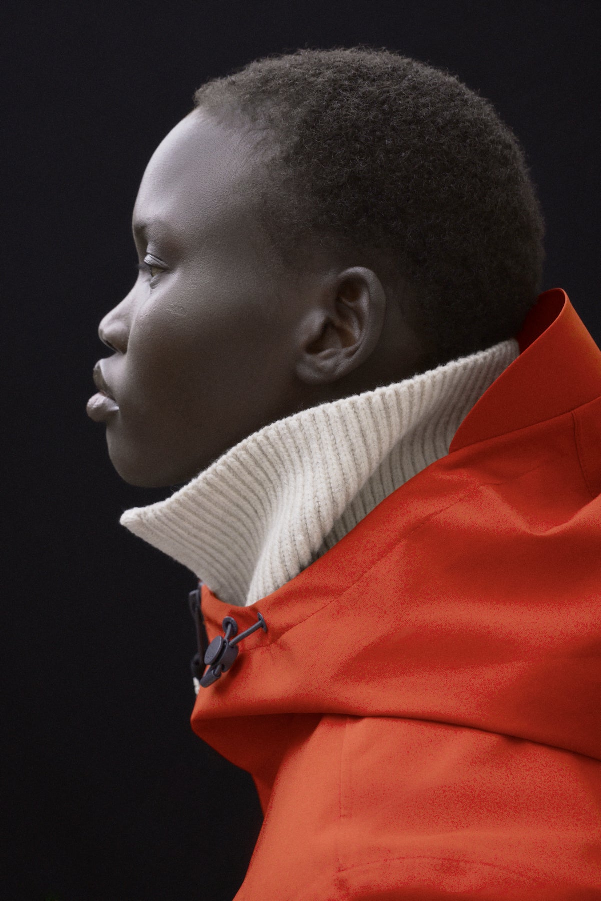 ORANGE DILUVIO JACKET