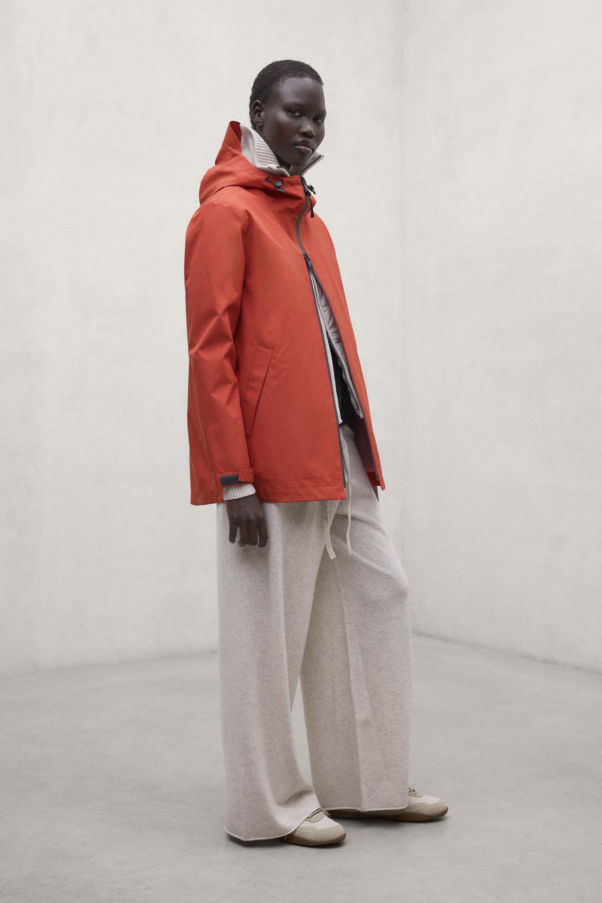 ORANGE DILUVIO JACKET