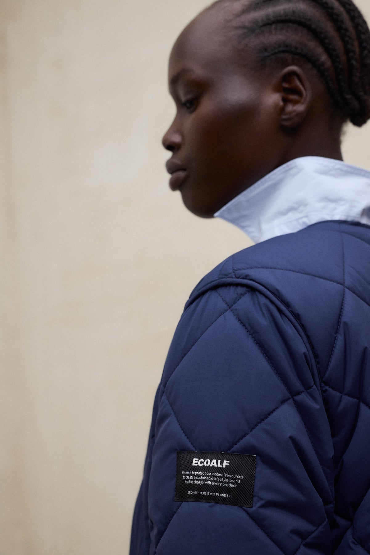 VESTE MUSA RHOMB BLEU MARINE
