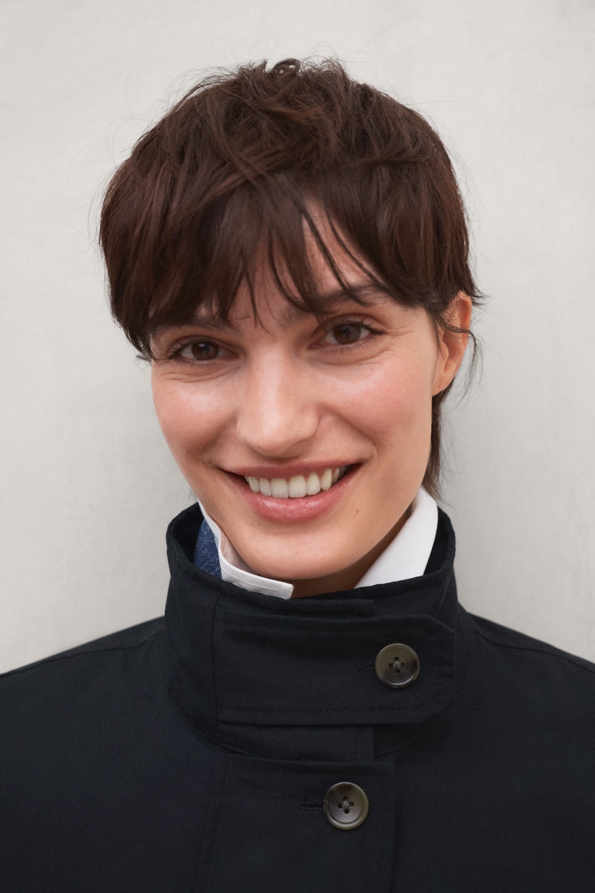 GIACCA LUNGA NEBU BLU NAVY