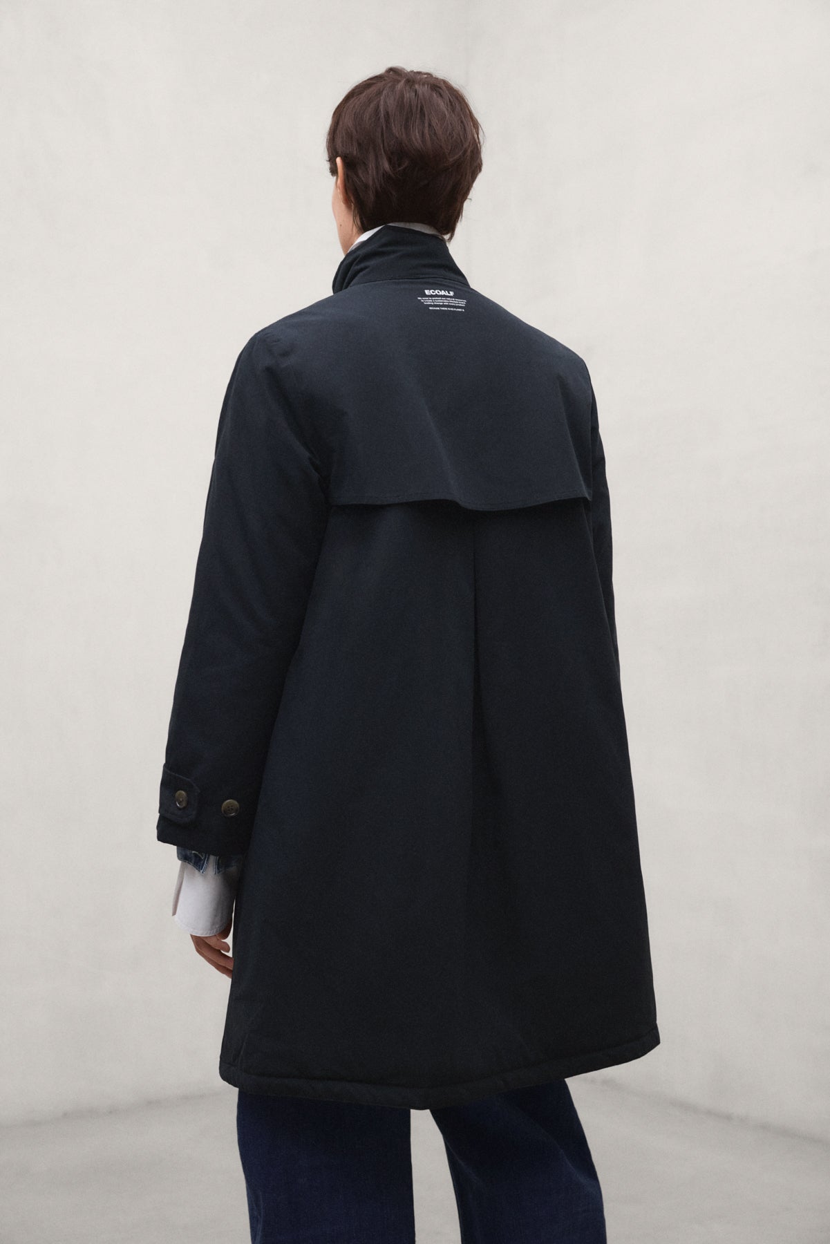 GIACCA LUNGA NEBU BLU NAVY