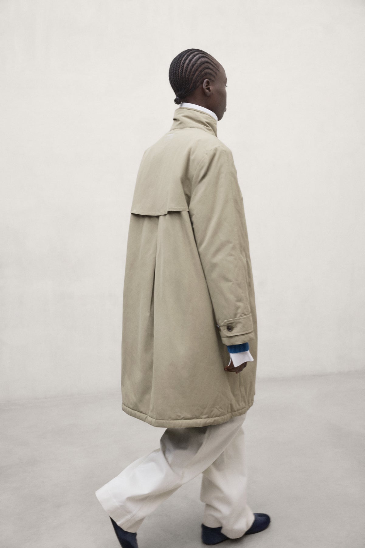 LANGE JACKE NEBU BEIGE
