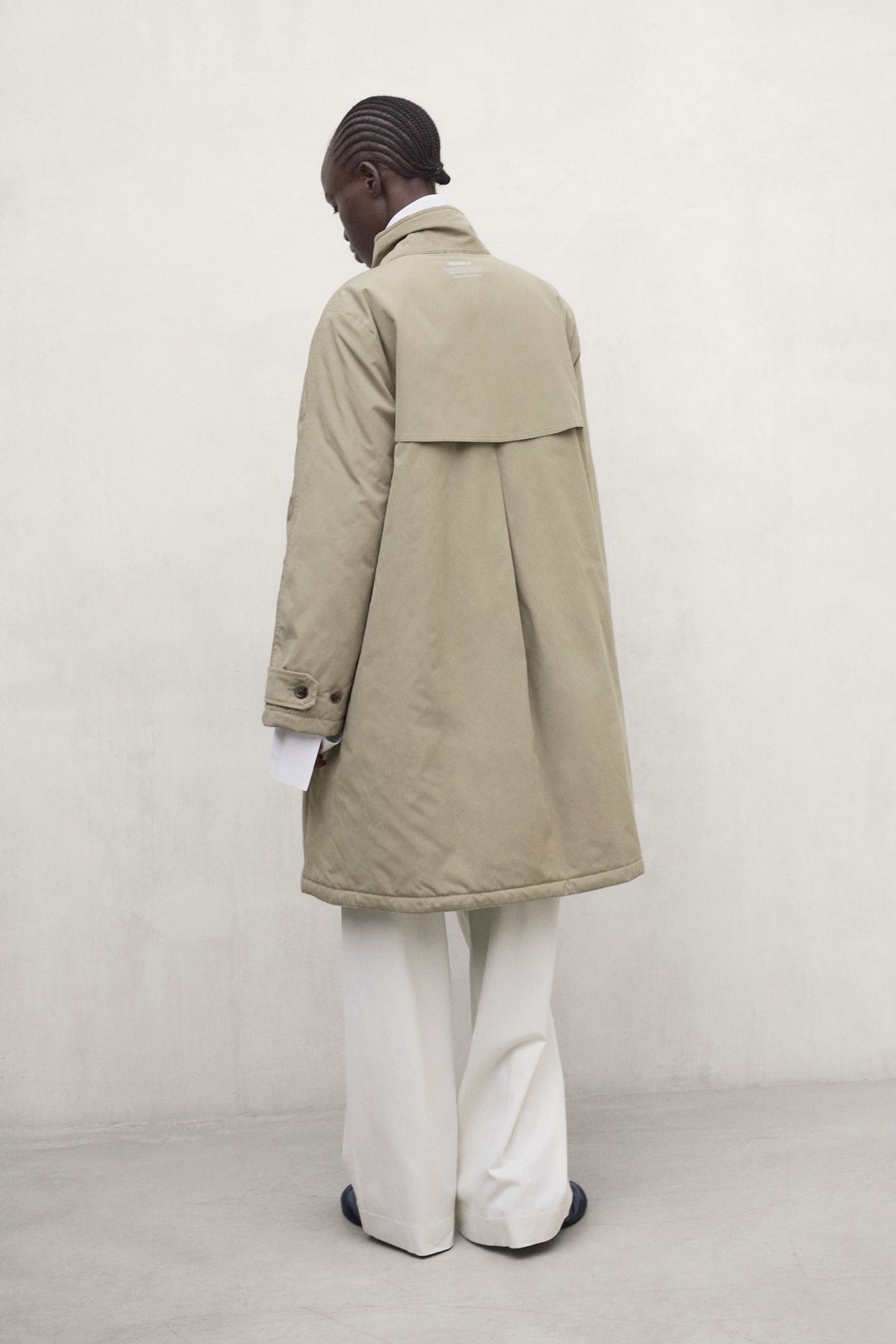 LANGE JACKE NEBU BEIGE