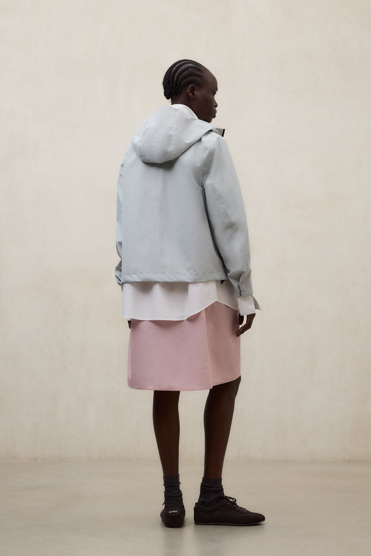 LIGHT GREY VENIS JACKET