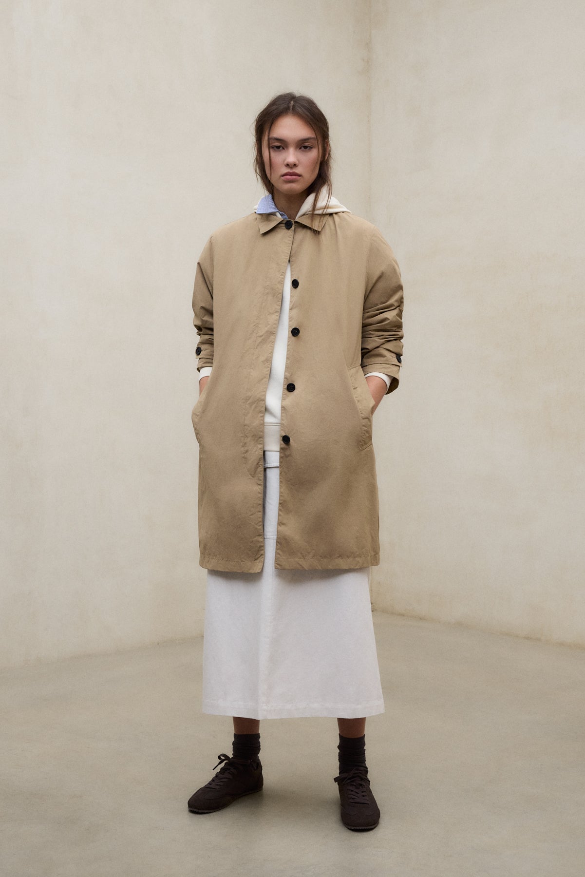 GABARDINA PACKABLE VERNE BEIGE