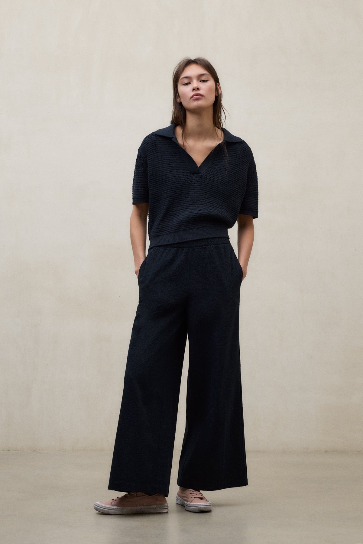 PULLOVER ANNA MARINEBLAU