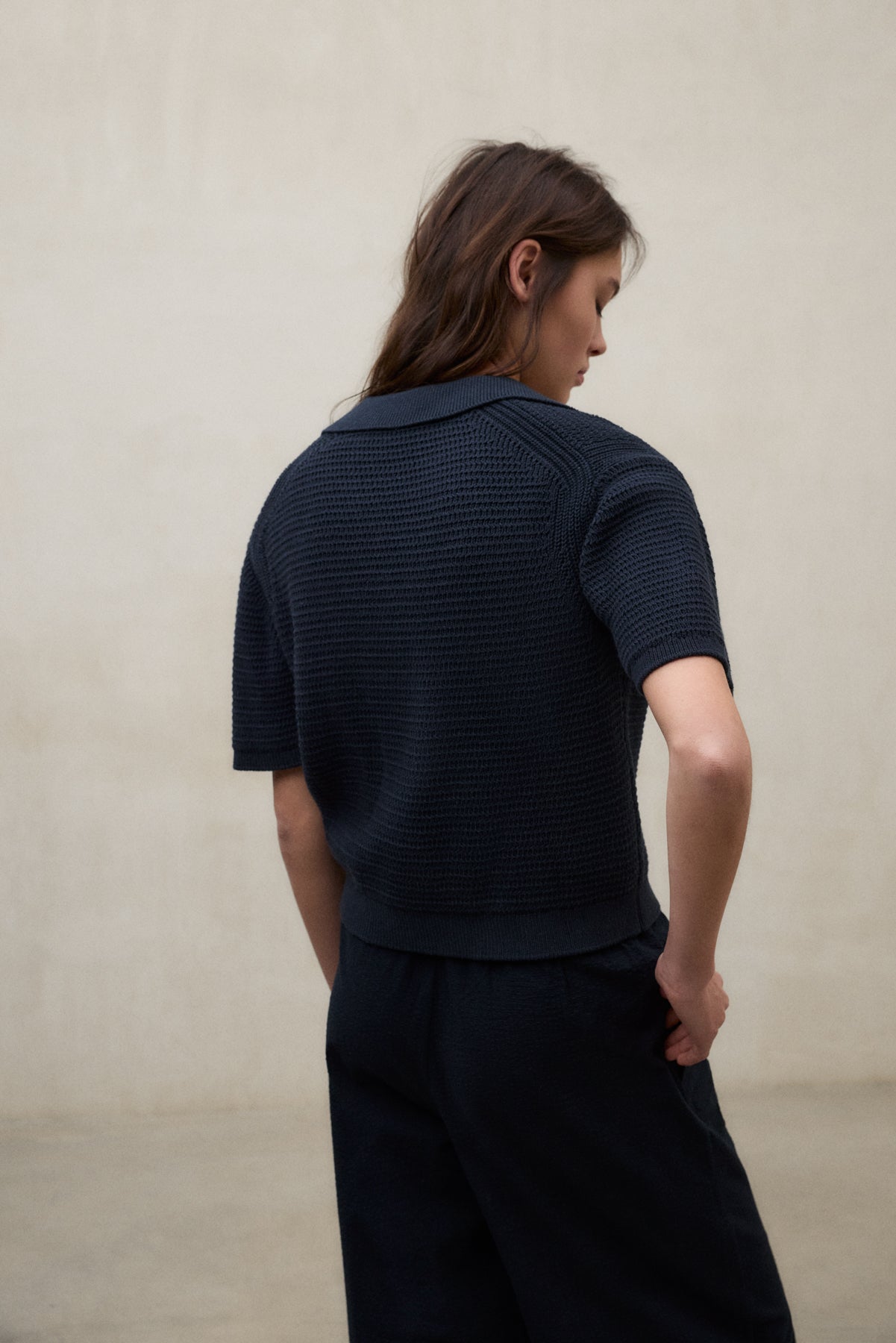 PULLOVER ANNA MARINEBLAU