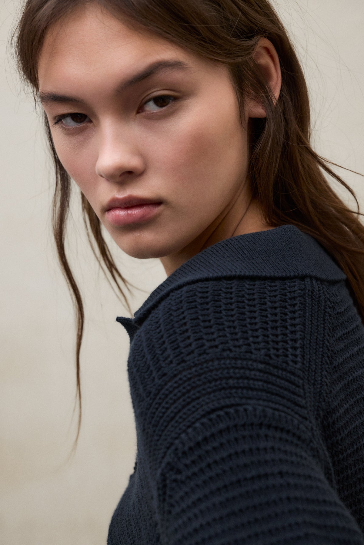 PULLOVER ANNA MARINEBLAU