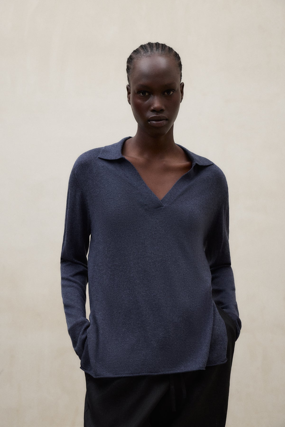 PULLOVER MIRTO BLAU