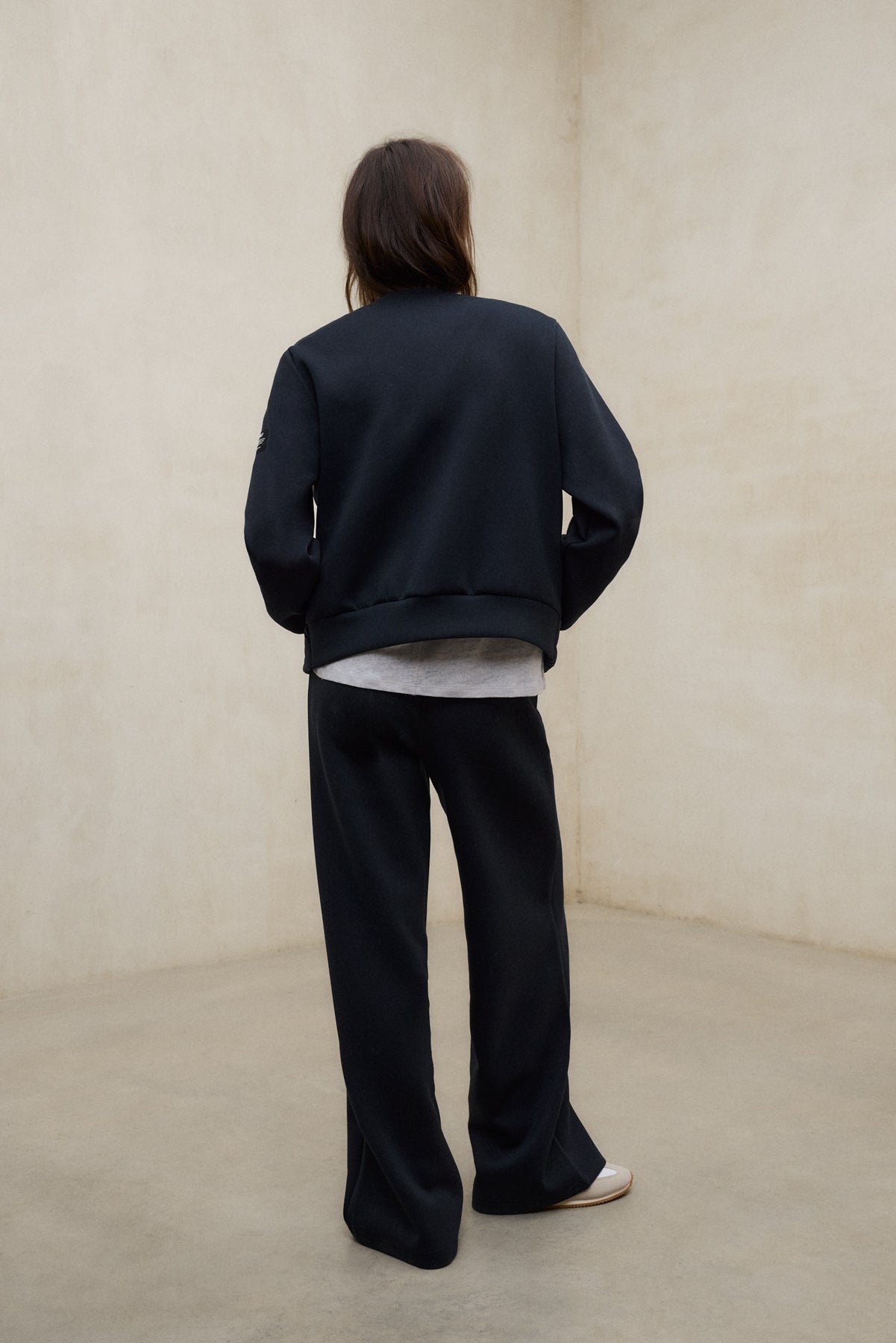 NAVY BLUE ARDA TROUSERS