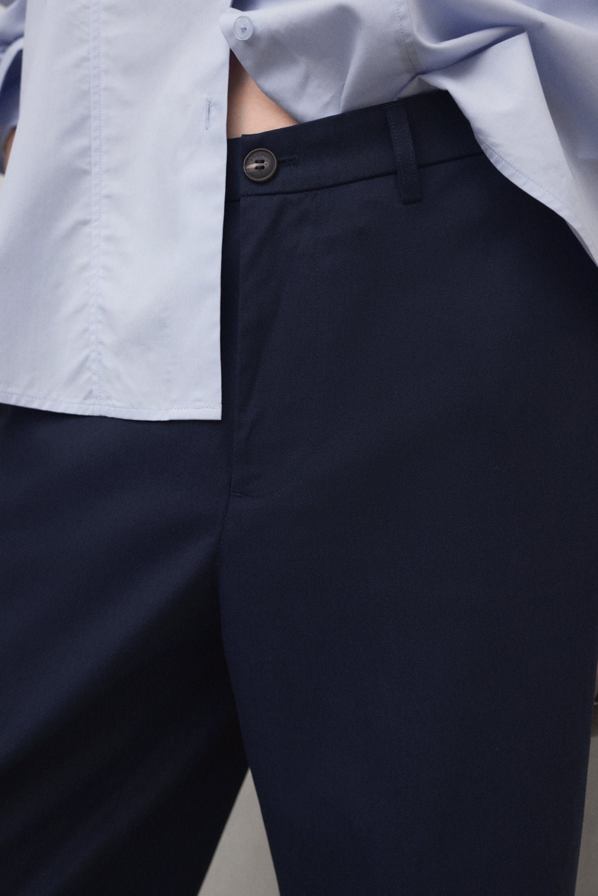 PANTALON COTON TECHNIQUE GALIA BLEU MARINE