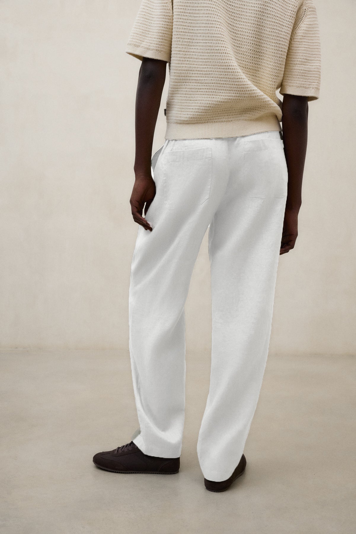 PANTALONI INDI BIANCHI