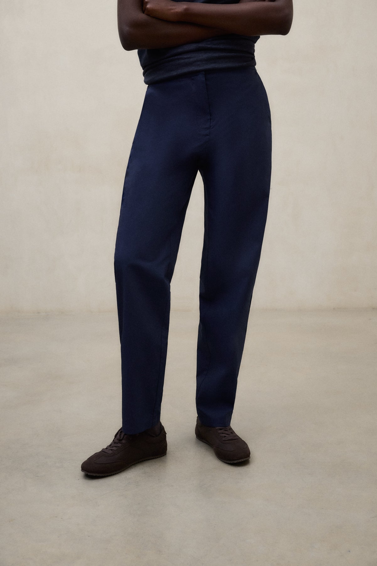 NAVY BLUE LAGA TROUSERS