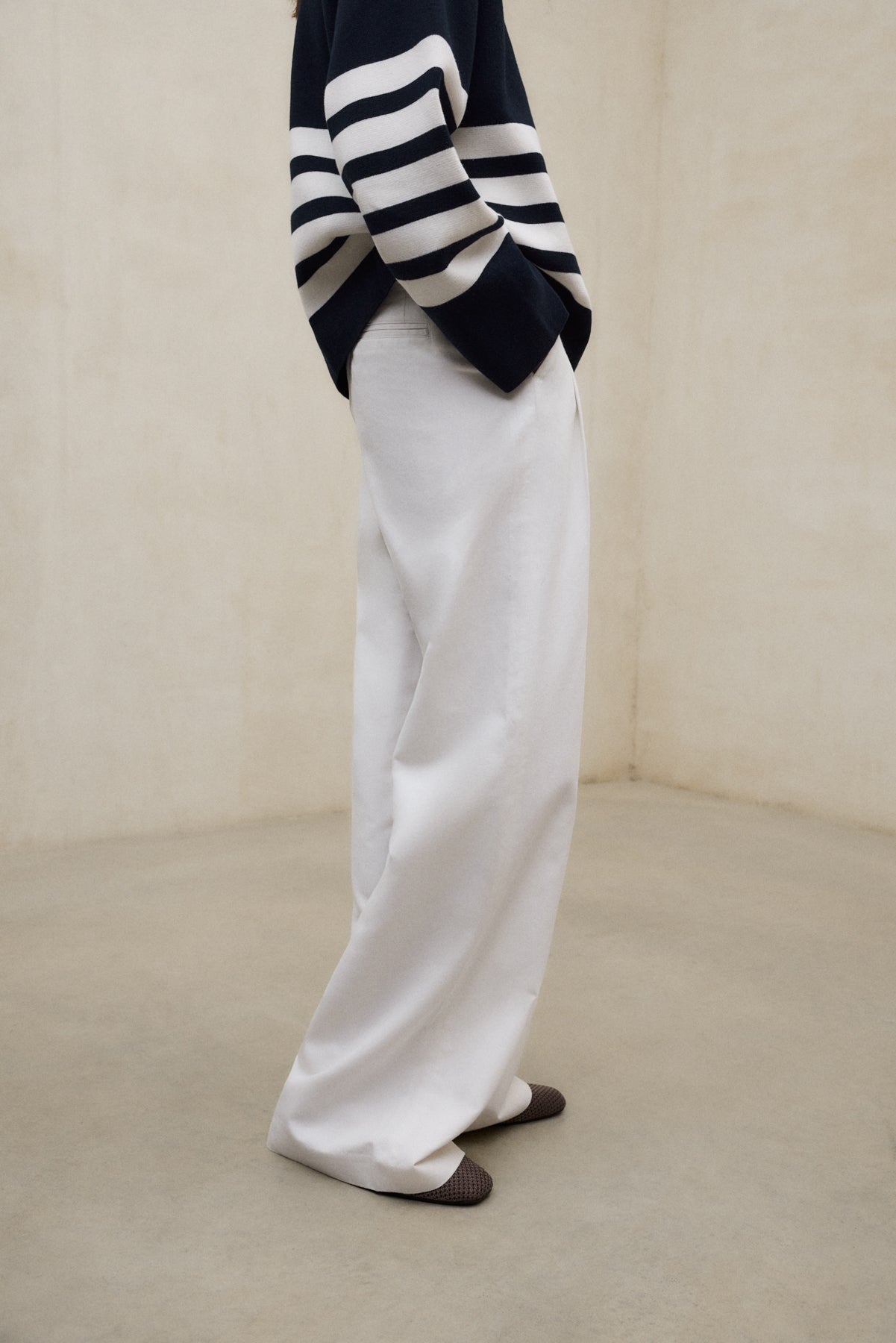 LEINENHOSE MIEL WEISS