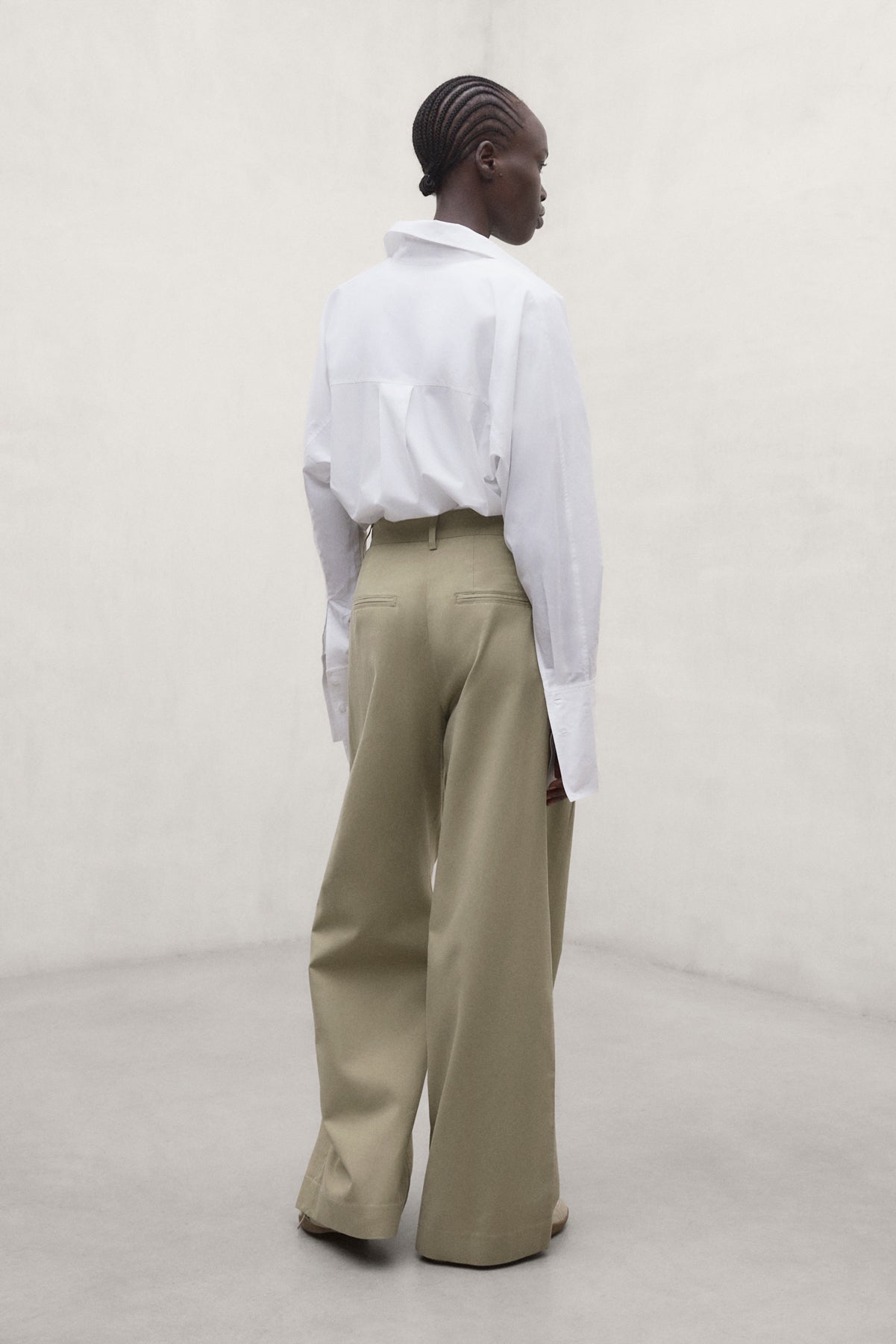 CAMEL COTTON MIEL TROUSERS