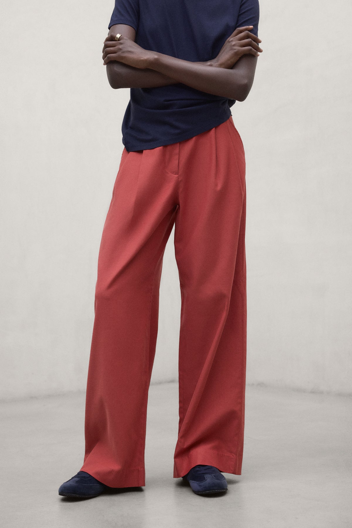 PANTALÓN ALGODÓN TÉCNICO MIEL NARANJA