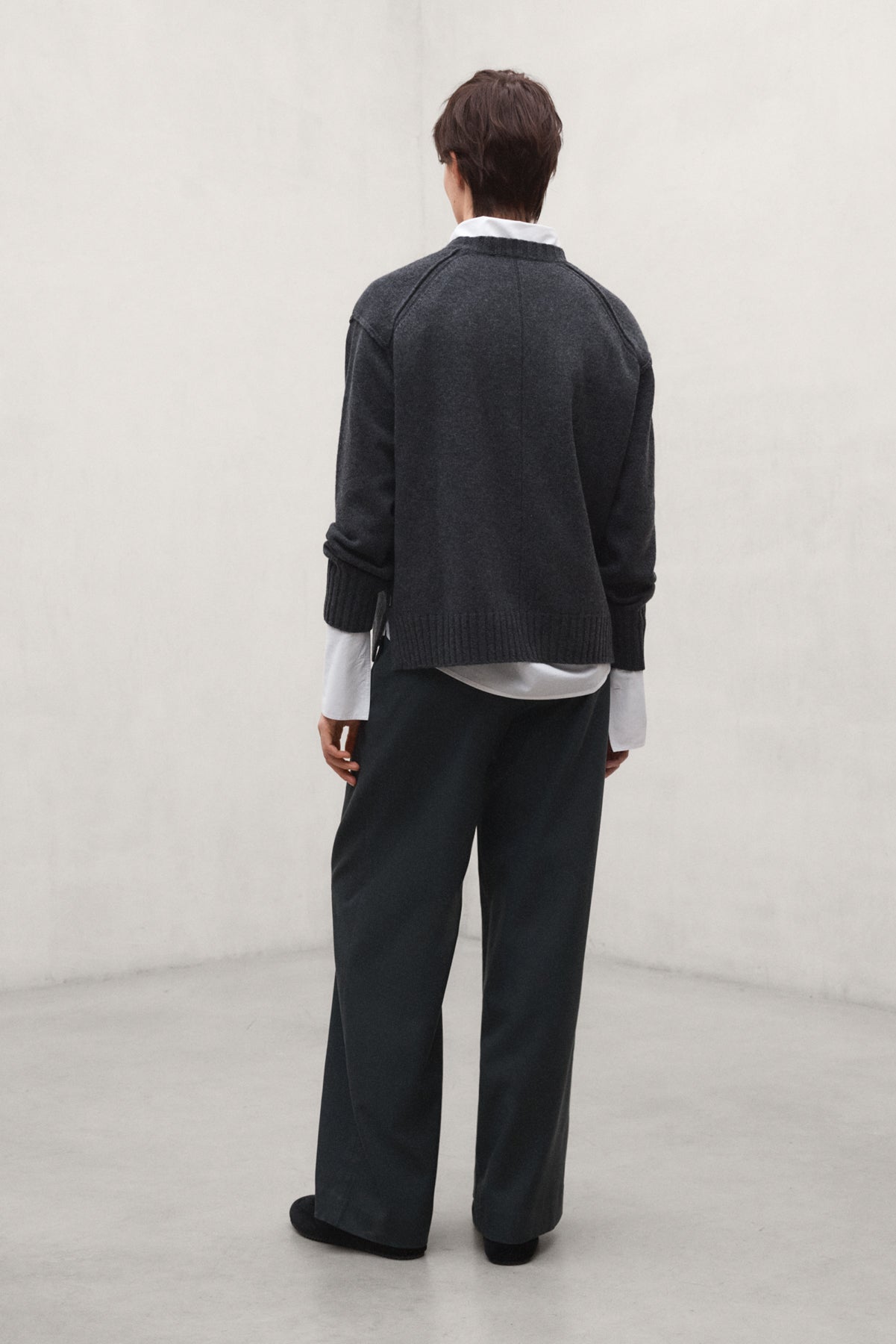 PANTALÓN ALGODÓN MIEL GRIS OSCURO