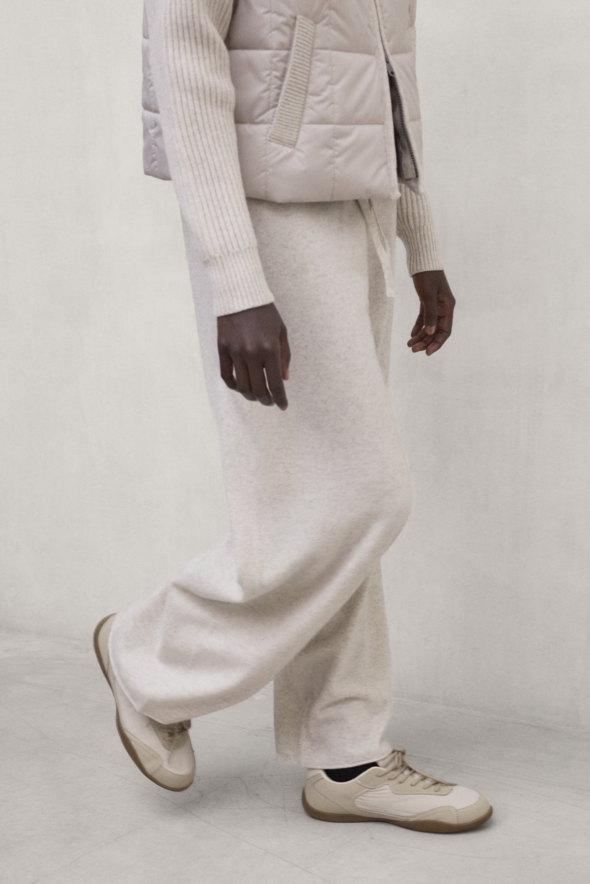 BEIGE MILLAN TROUSERS