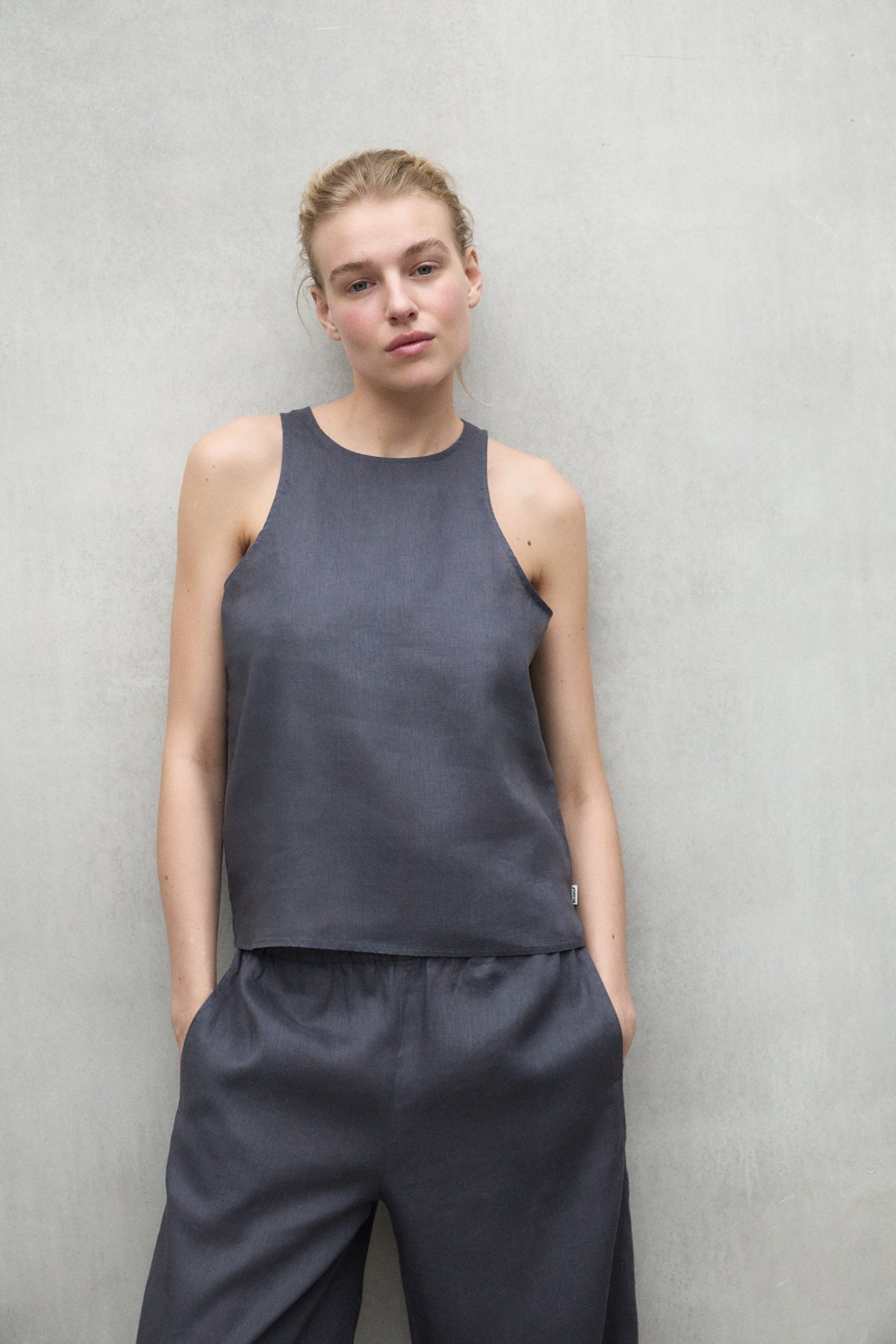 DARK GREY MOSSI TROUSERS