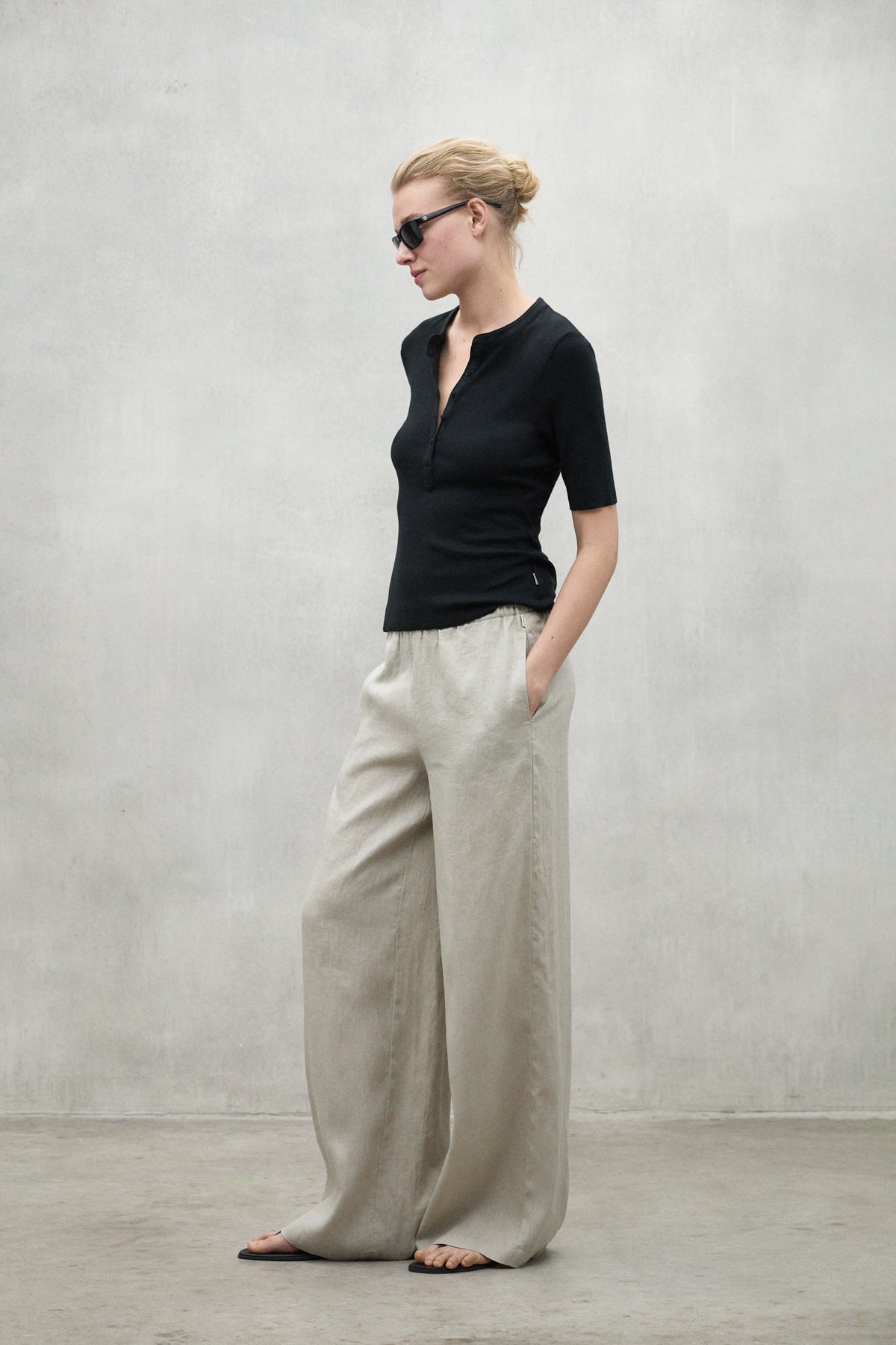 PANTALON MOSSI BEIGE