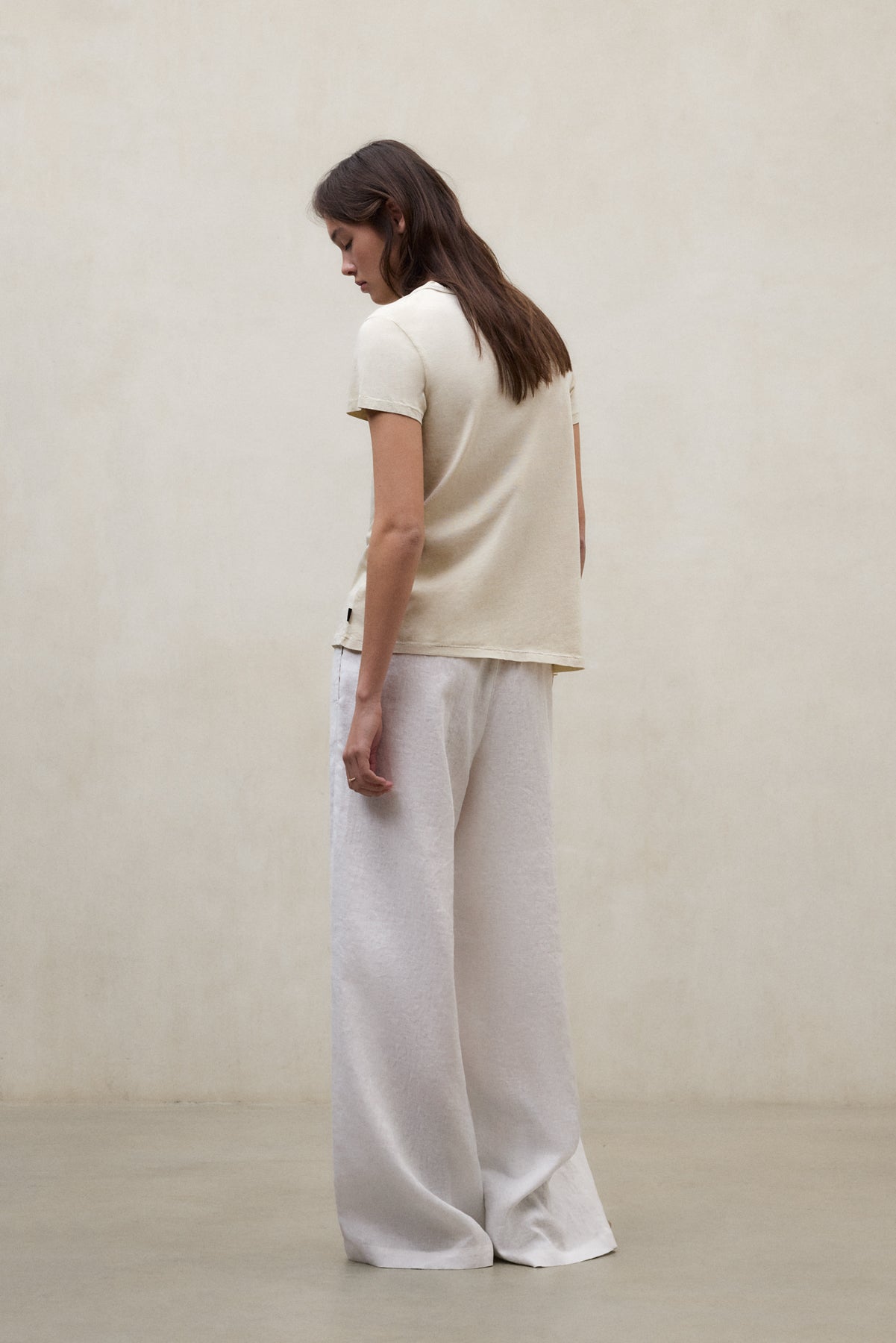 PANTALONI MOSSI BIANCHI