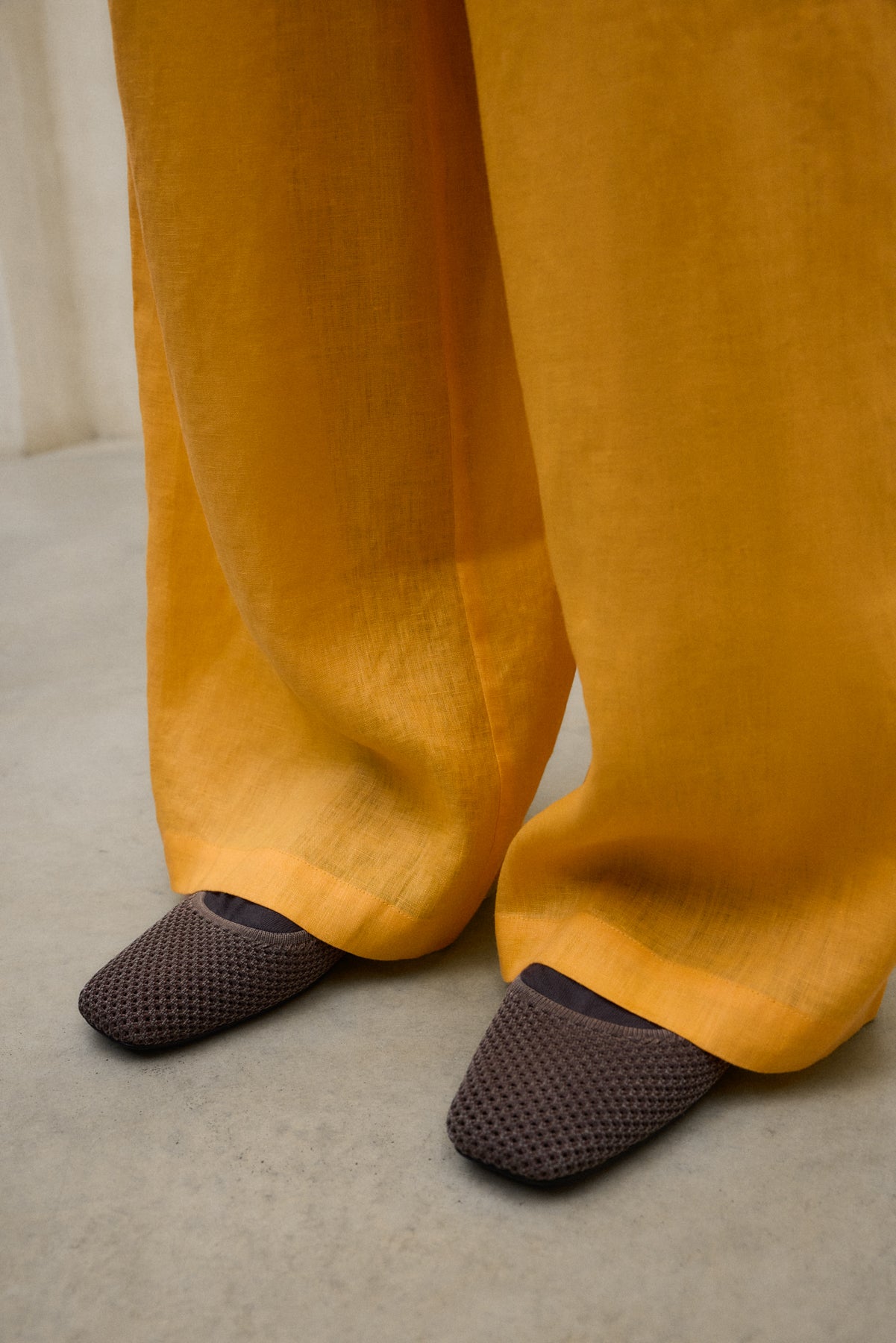PANTALONI MOSSI ARANCIONI