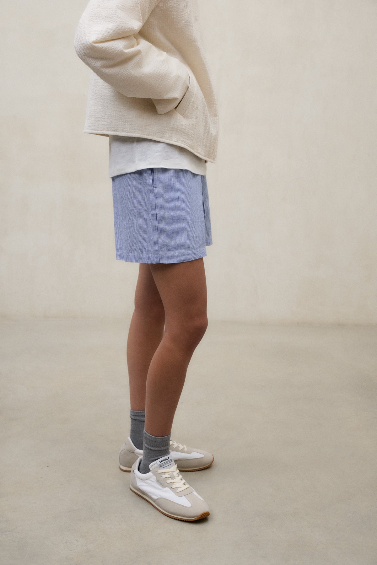 SHORTS ERAS BLAU GESTREIFT