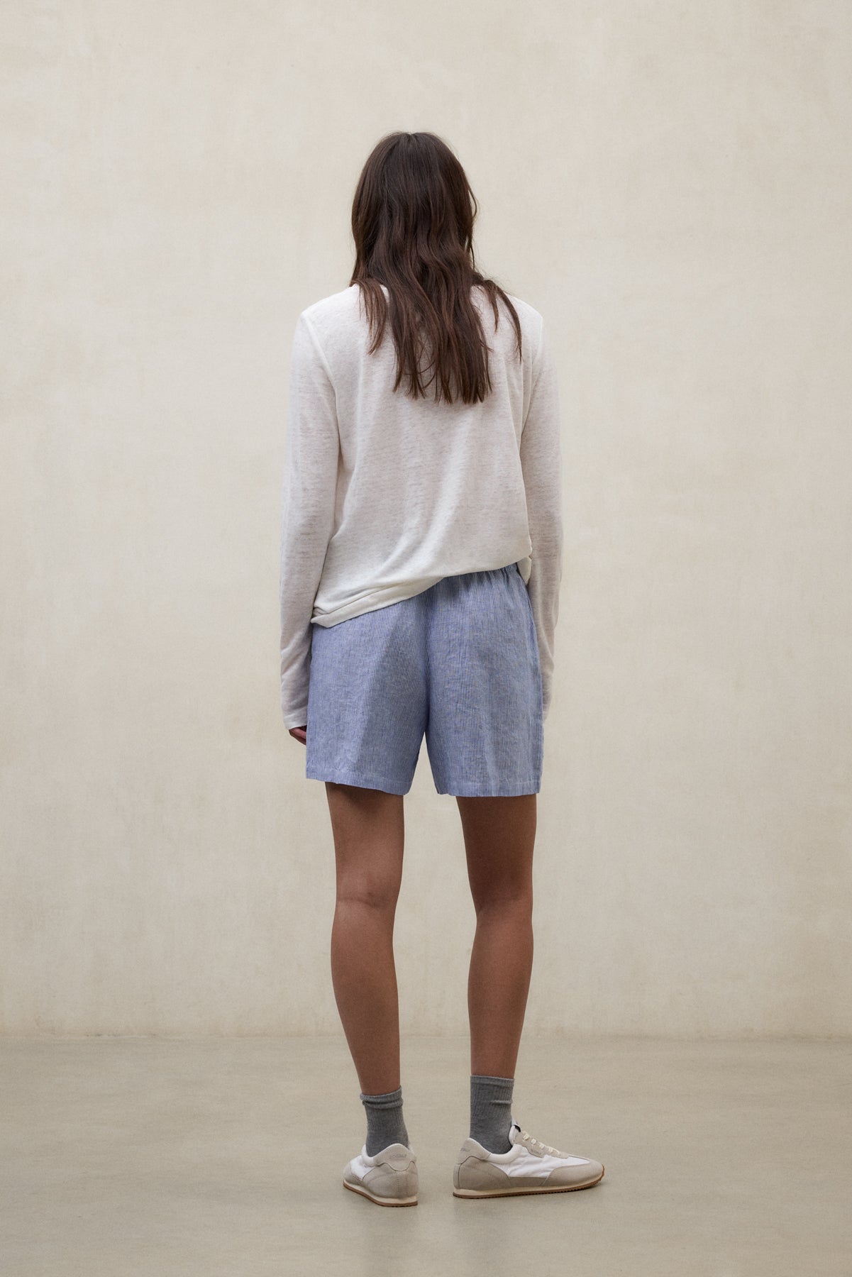 SHORTS ERAS BLAU GESTREIFT