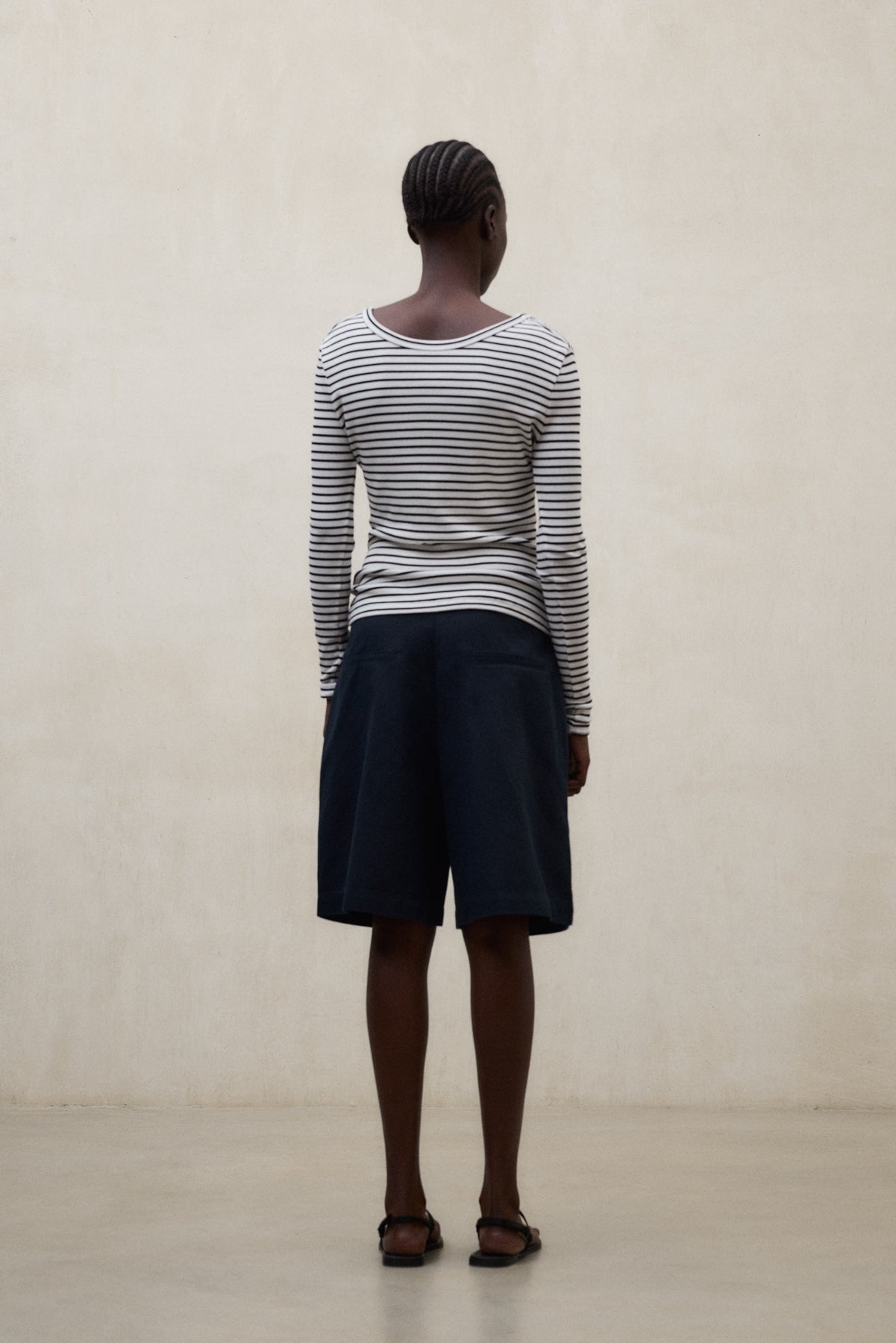SHORT VALENTINA BLEU MARINE