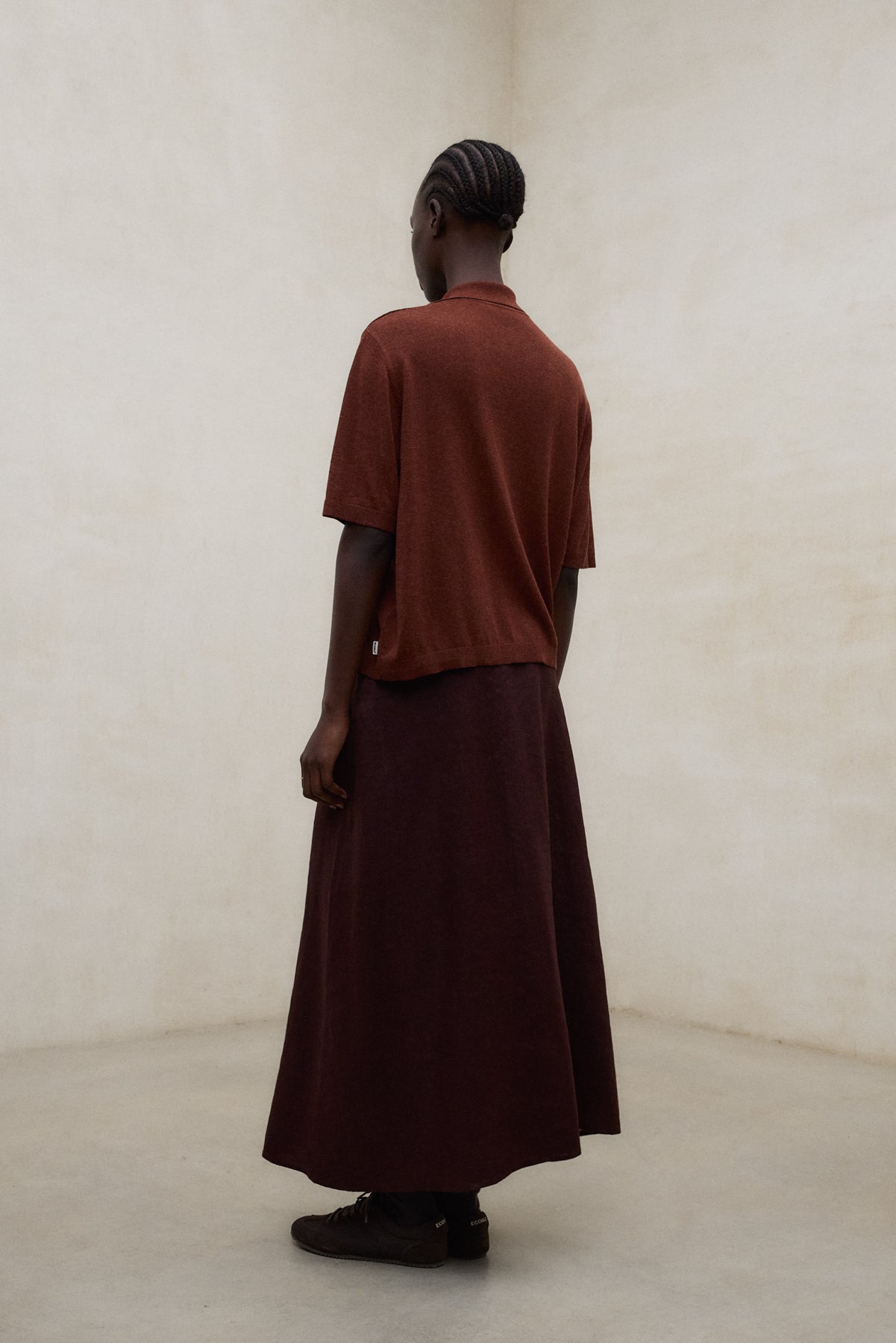 BROWN BETH SKIRT