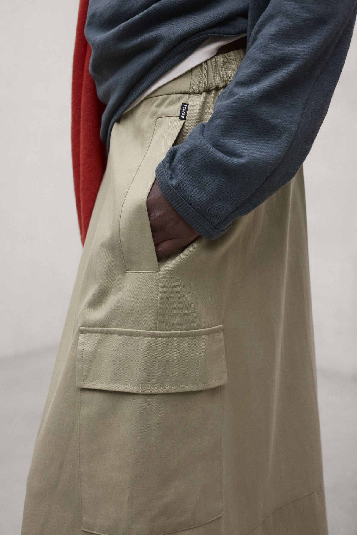 CAMEL TECHNICAL COTTON KANO SKIRT