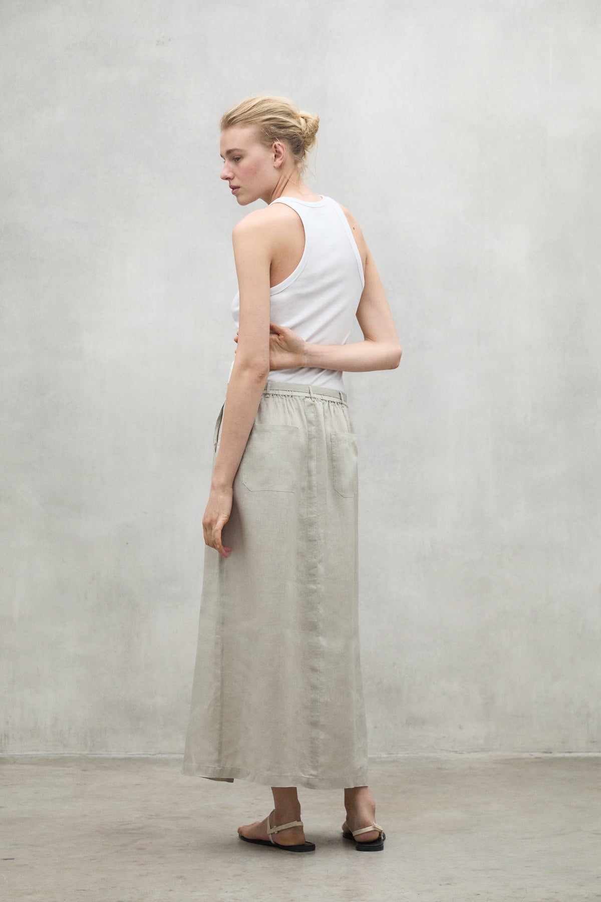 FALDA LARA BEIGE