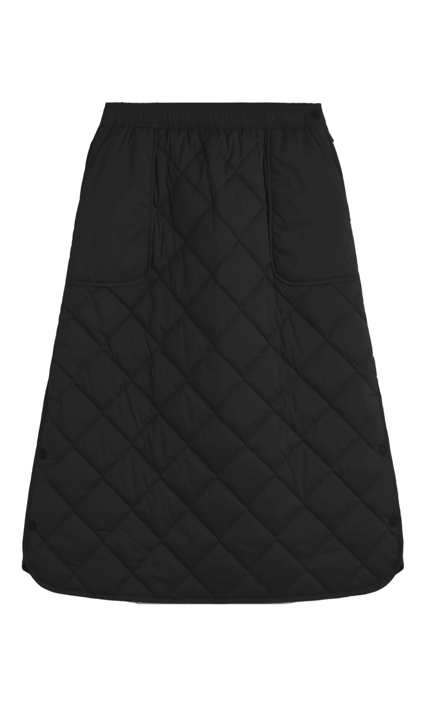 BLACK RHOMB NUBI SKIRT
