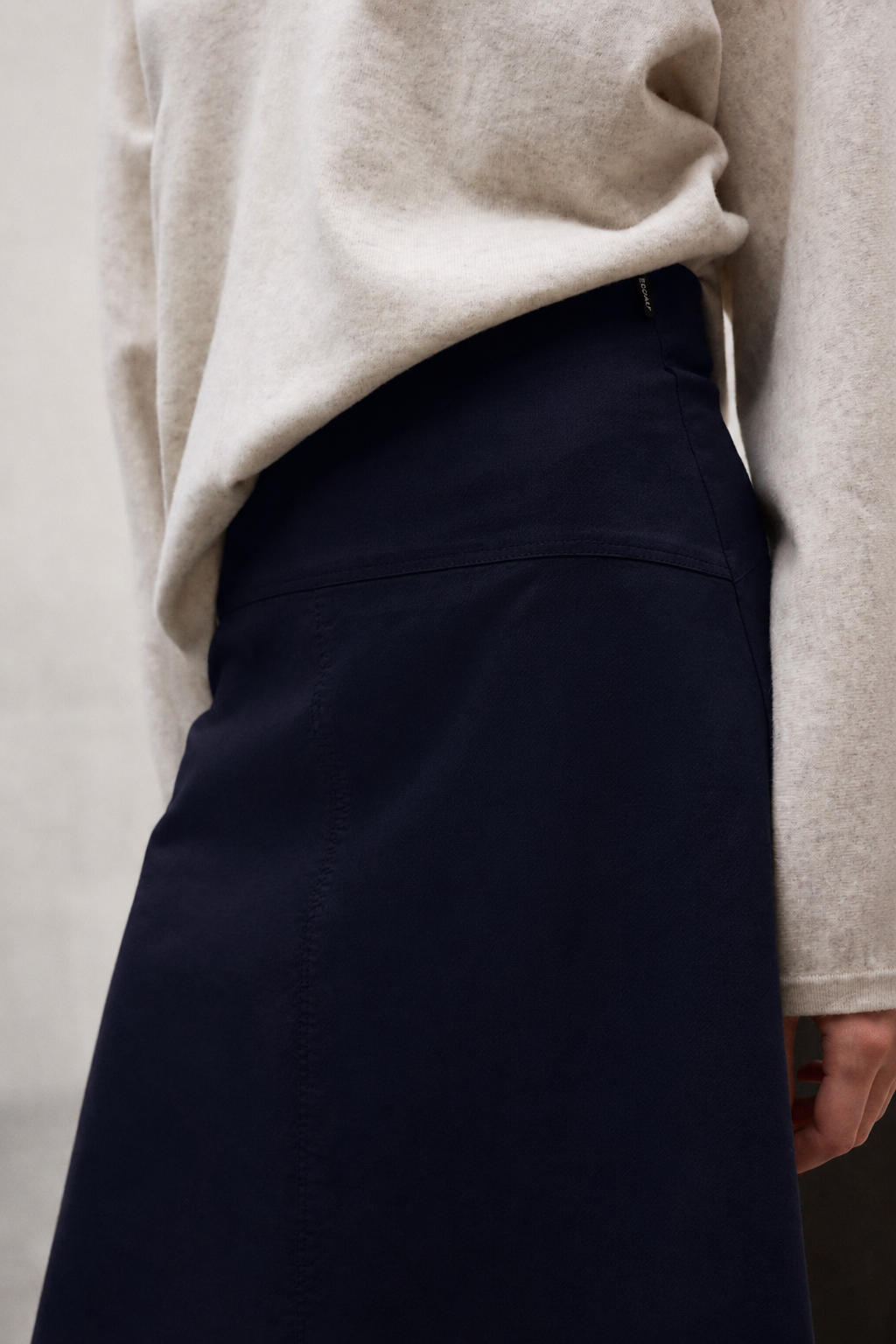 JUPE VILLENA BLEU MARINE