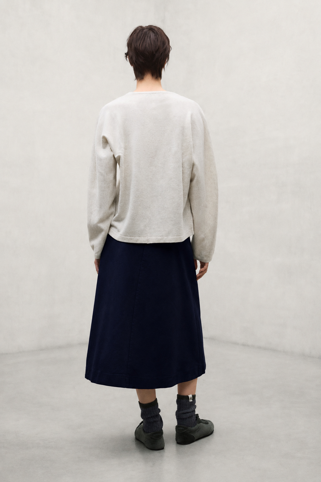 NAVY BLUE VILLENA SKIRT