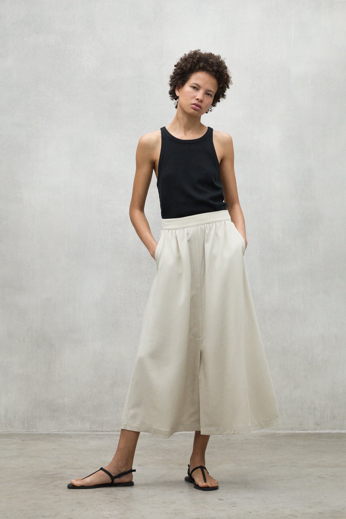 BEIGE YOKO SKIRT