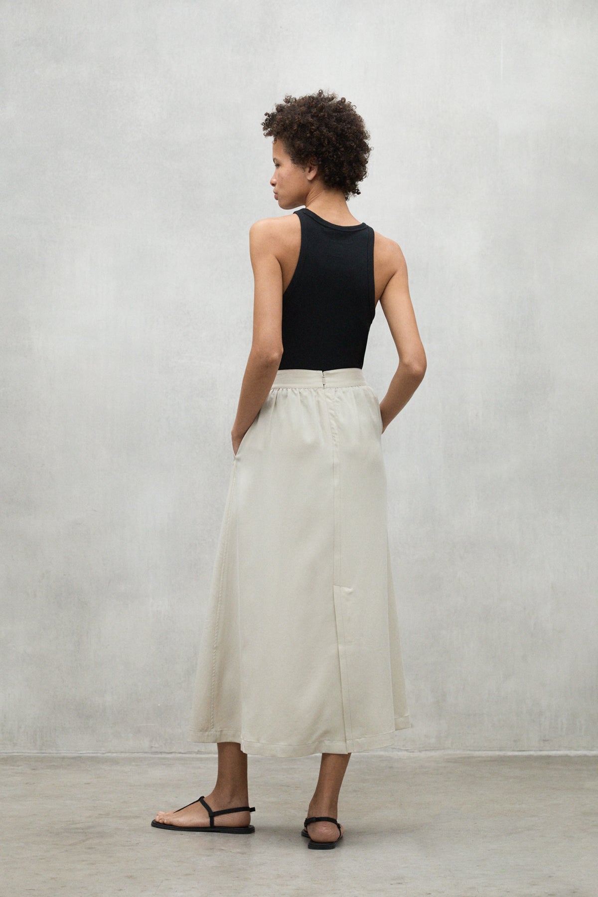 BEIGE YOKO SKIRT