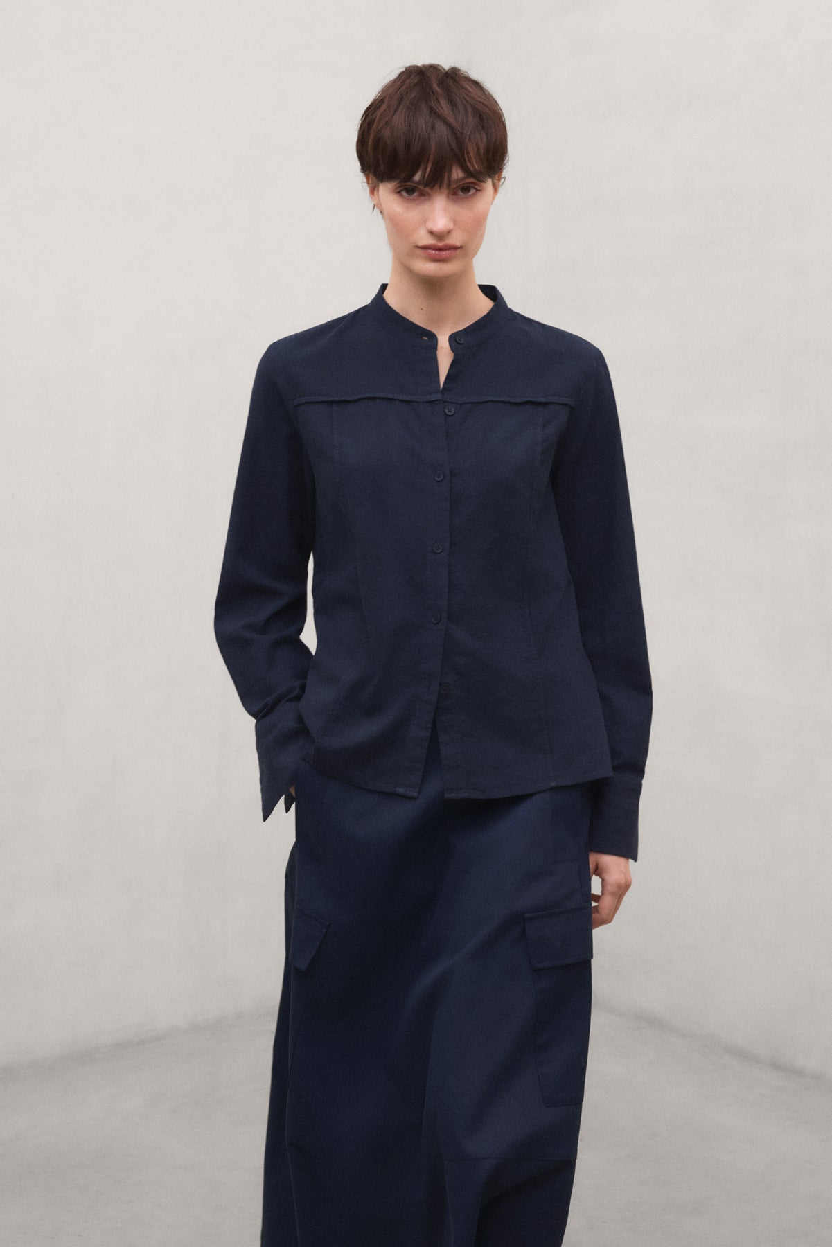 NAVY BLUE ALCALA SHIRT