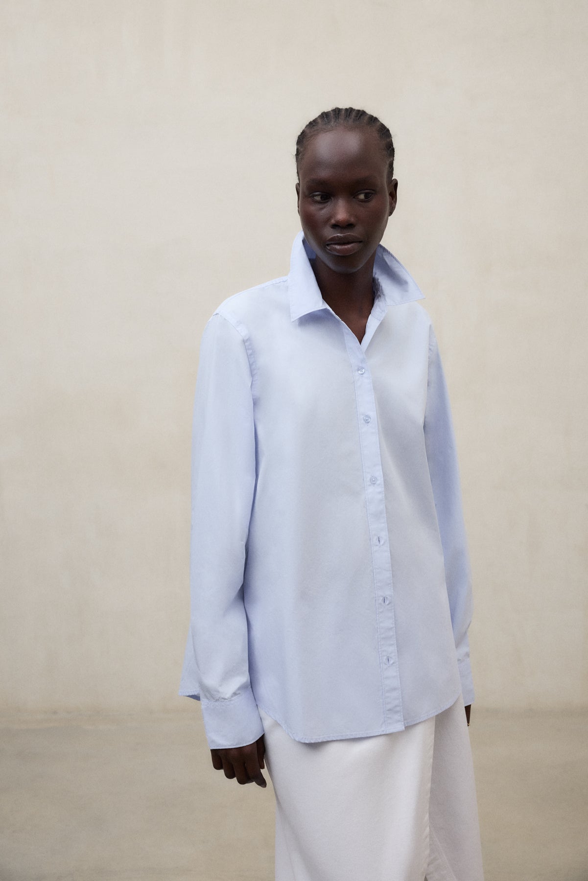 LIGHT BLUE ALFREDA SHIRT