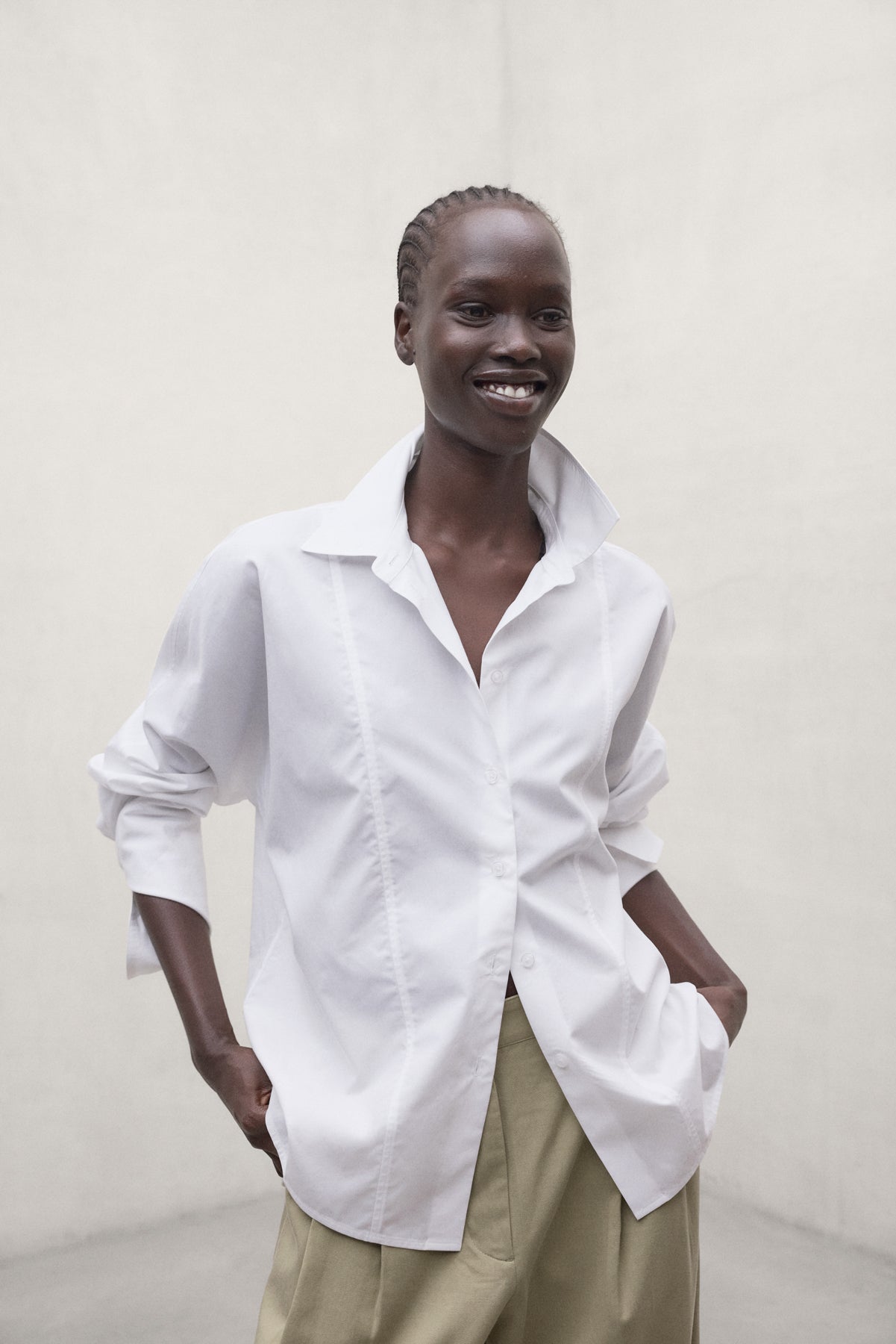 CAMICIA CRESPO BIANCA