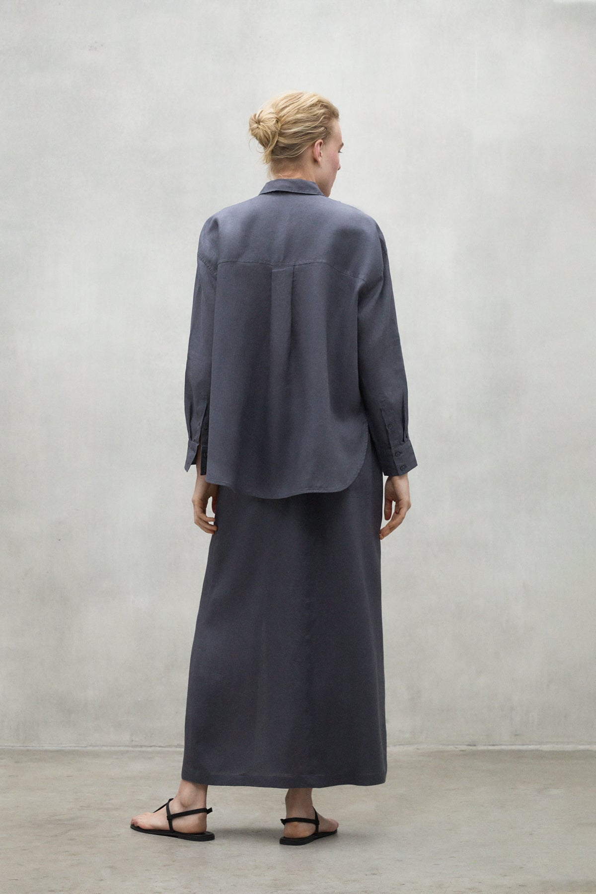 CAMISA DARIA GRIS OSCURO