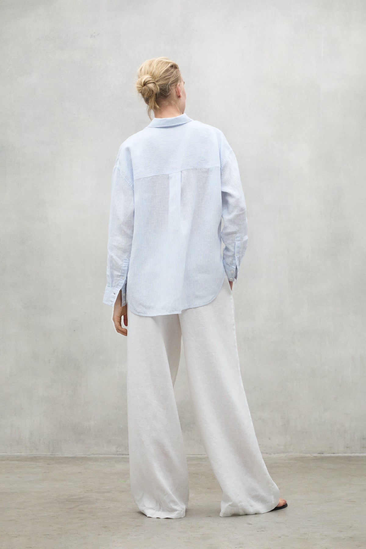 STRIPED LINEN DARIA SHIRT