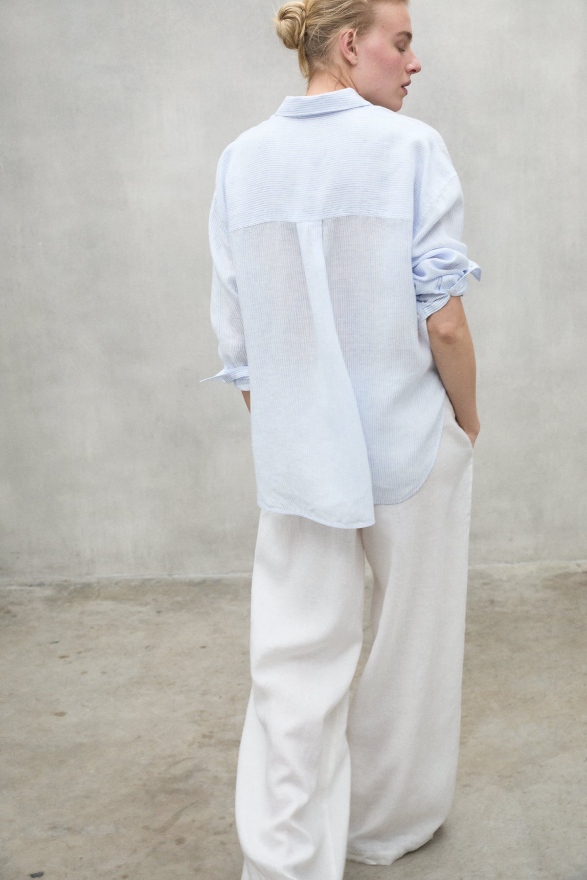 STRIPED LINEN DARIA SHIRT