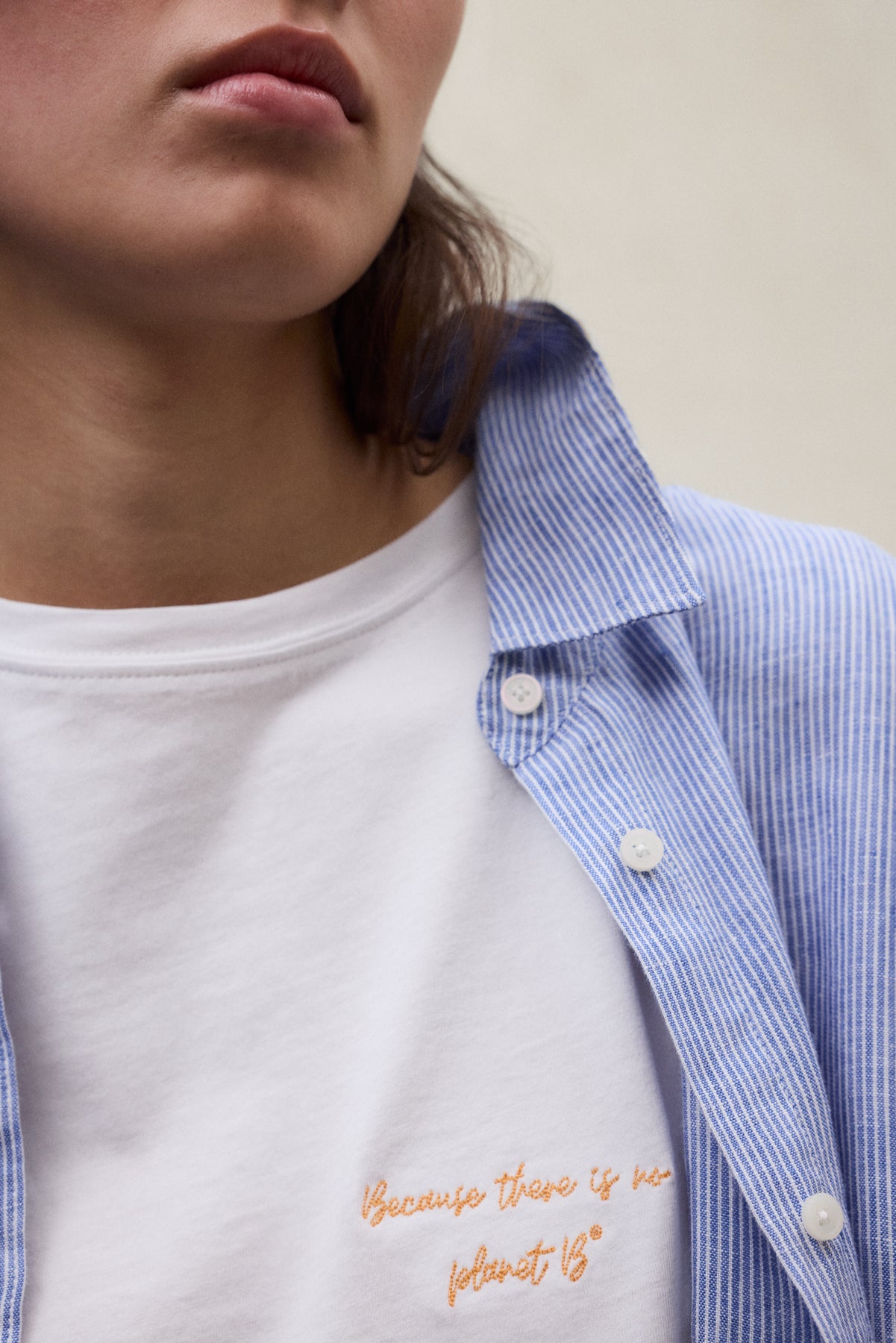 STRIPED BLUE DARIA SHIRT