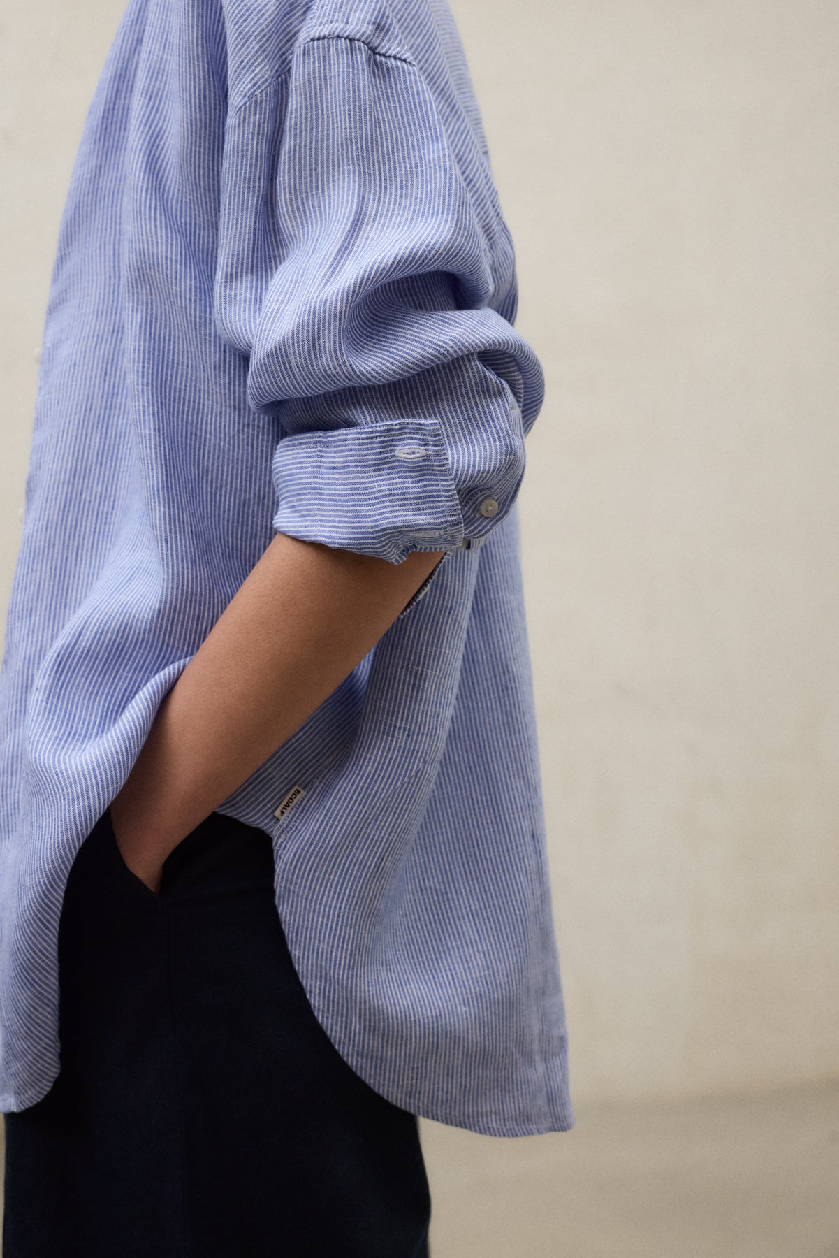 STRIPED BLUE DARIA SHIRT